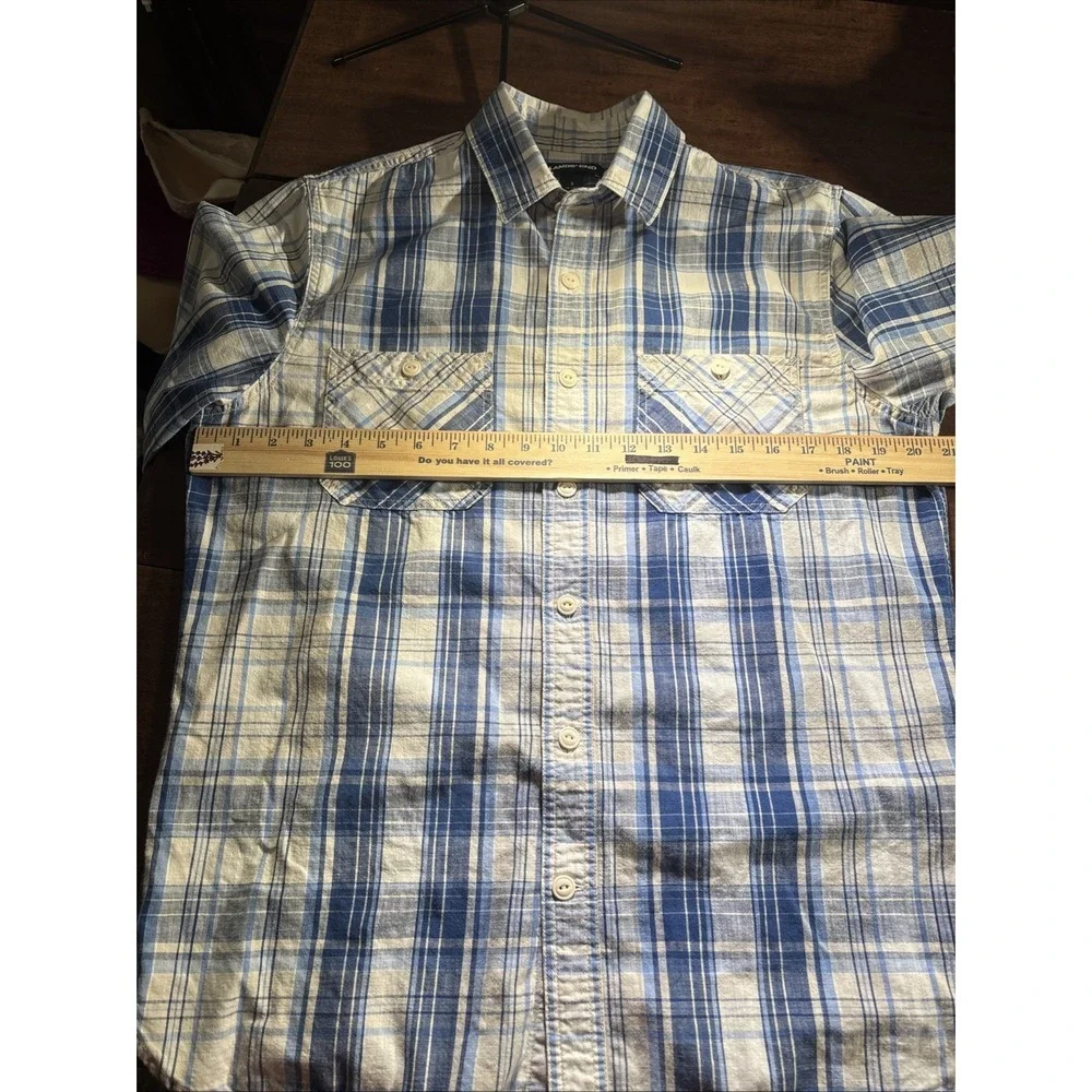 Lands' End Men's Size Small Plaid Button-Down Shirts Traditional Fit. Outdoor.‎